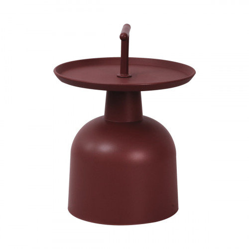 Table d'extérieur rouge 54,5x41x41 cm Salerne Flexmob