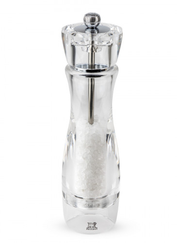 Moulin à sel droit transparent 23 cm Vittel Peugeot Saveurs