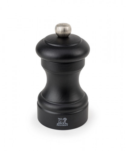 Moulin à sel droit noir 10 cm Bistro Peugeot Saveurs