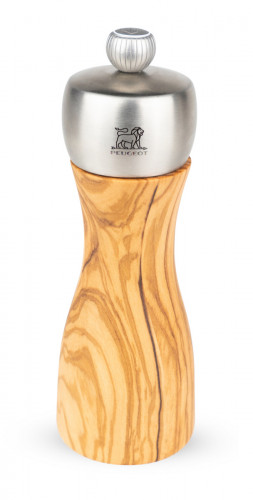 Moulin à sel droit Olivier 15 cm Fidji Peugeot Saveurs